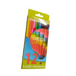 Kredki ołówkowe Friends 12 kolorów